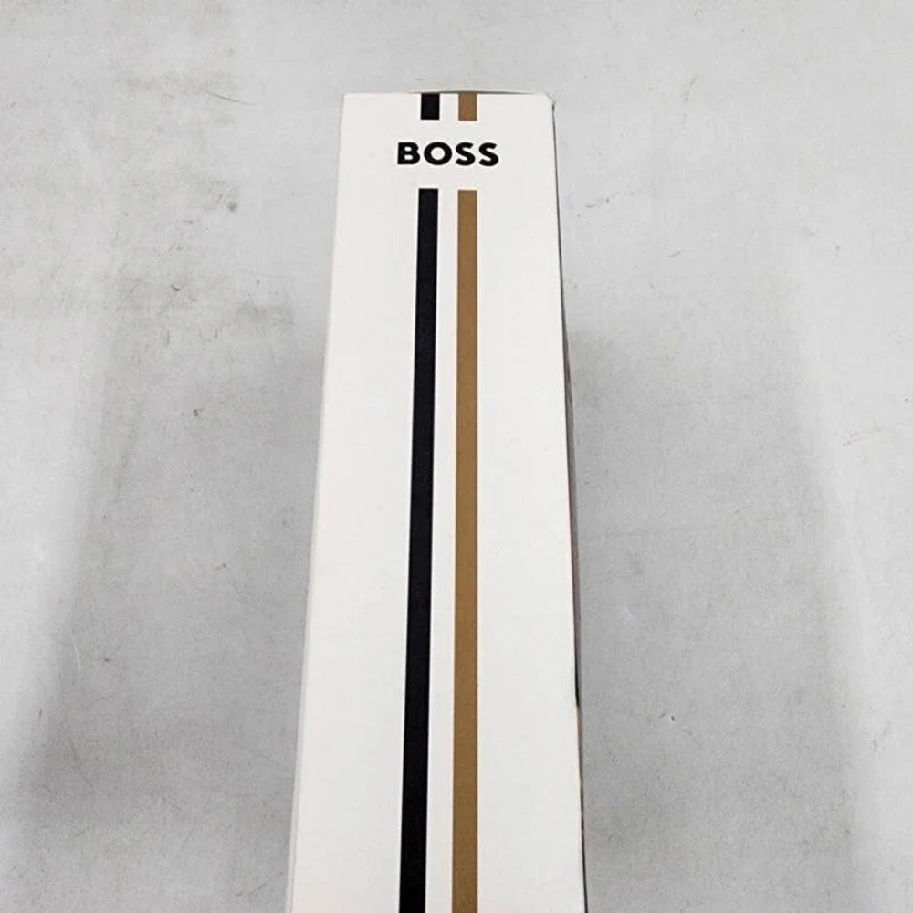 Boss Bold Logo Band Trunks Men's M Black/Navy/Burgundy Elastic Waist - Pack Of 3